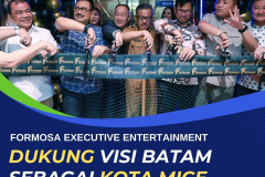 Sekretaris Daerah Kota Batam, Jefridin, yang mewakili Wali Kota Batam H Muhammad Rudi (HMR), menghadiri acara Grand Opening Formosa Executive Entertainment